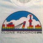 cover: Clone - Skyline white girls shirt medium