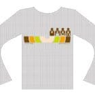 cover: Clone - Retro Multi Color - Heather Grey sweater