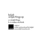 cover: Vidab Koljah - Simple Things EP