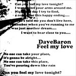 cover: Dave BARON - Feel My Love