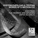 cover: System Overload|Trypsin - Words Of E Motion EP