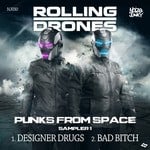 cover: Rolling Drones - Punks From Space Sampler 1