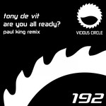 cover: Tony De Vit - Are You All Ready