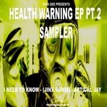 cover: Article J - Health Warning  Part 2 - Sampler