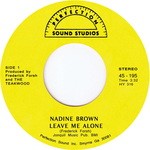 cover: Nadine Brown - Leave Me Alone