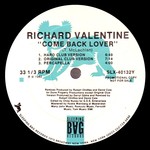 cover: Richard Valentine - Come Back Lover (Remixes)