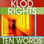 cover: Klod Rights - Ten Words