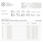 cover: Alva Noto|Mika Vainio|Ryoji Ikeda - Live 2002