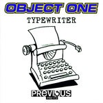 cover: Object One - Typewriter