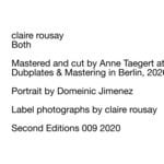 cover: Claire Rousay - Both