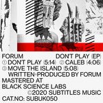 cover: Forum - Don't Play EP