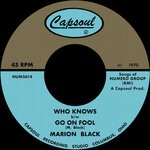 cover: Marion Black - Who Knows B/w Go On Fool