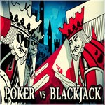 cover: 2 Broke Blokes - Poker vs BlackJack