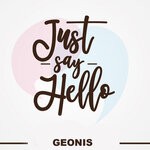 cover: Geonis - Just Say Hello