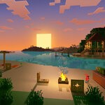 cover: Samuel Oberg - Minecraft Soothing Scenes: Relaxing Beach Escape (DJ Mix)