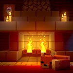 cover: Samuel Oberg - Minecraft Soothing Scenes: Relaxing Fireplace (DJ Mix)