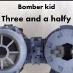 cover: Three and a Halfy - Bomber Kid