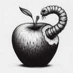 cover: The Apple Worm - Fig