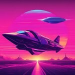 cover: RetroWave Rider - Synthwave Supersonic