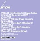 Will Saul & Tam Cooper ft Ursula Rucker - Where Is It (S. Bug remix)