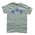 PPU - PPU Diamond Logo Dust T-Shirt Grey / Blue