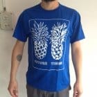 - - Future Times Pineapple T-shirt Blue XL