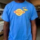 Intergalactic FM - Intergalactic FM Toxic Nebula Series Edition 3 Powder Blue T Shirt