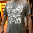 David Vunk - Los Davos Vunkos Locos Heather Grey T-shirt Size L