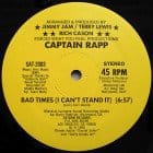 Captain Rapp - Bad times