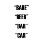 Dual Action - Babe Beer Bar Car