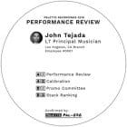 John Tejada - Performance Review