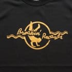 Breakin' Records - Breakin' Records T-Shirt - Black/Gold Size L