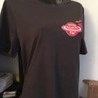 Space Grey Series 005 - Intergalactic FM T-Shirt With Red / White Logo Medium