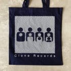 Clone - Clone Tote Bag Many Logos Dark Blue