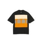 The Trilogy Tapes - BLOCK T-SHIRT BLACK (ORANGE)