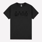 Clone Records - Clone Records Family Logo Stealth Black T-Shirt