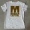 Murdercapital - Murder Capital Bling T-shirt White/Gold XL