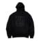 Underground Resistance - UR Hoodie (Black print on black)